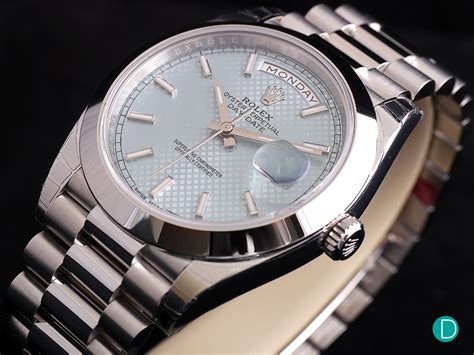 price of a platinum rolex|day date 40 platinum price.